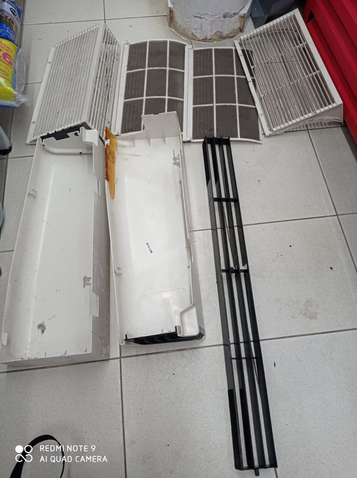 Antes — reparación electrodoméstico